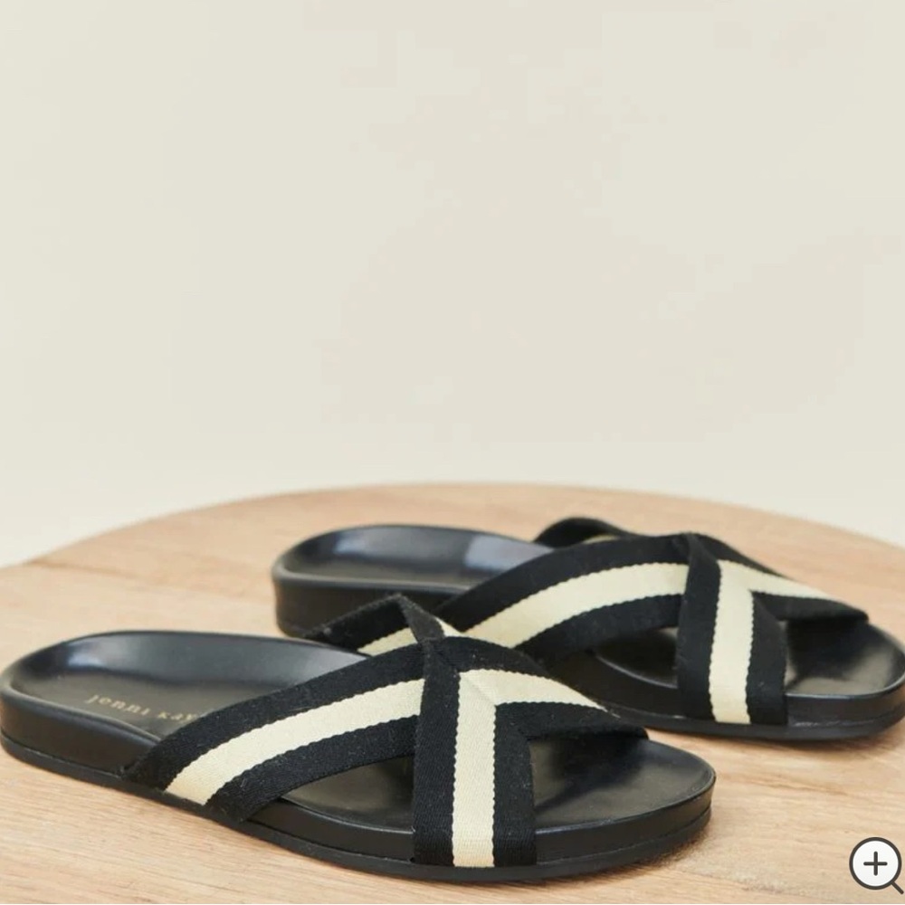 Jenni Kayne Crossover Stripe Sandals